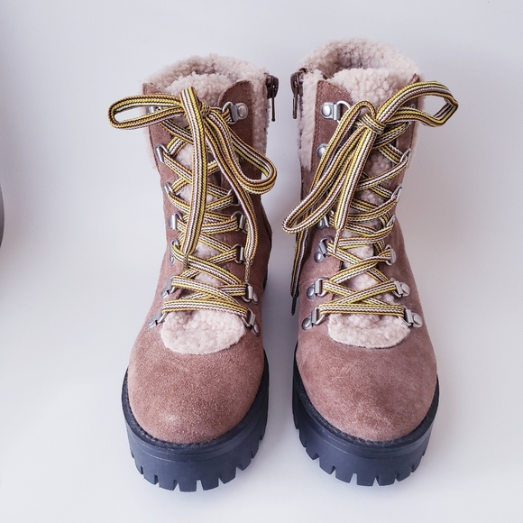 Steve Madden Aniko Lugg Sole Boots - Picture 3 of 11